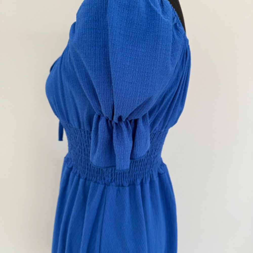 Blue Ruffle Dress - Picture 9 of 9